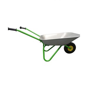 Brouette métallique avec pneumatique à a