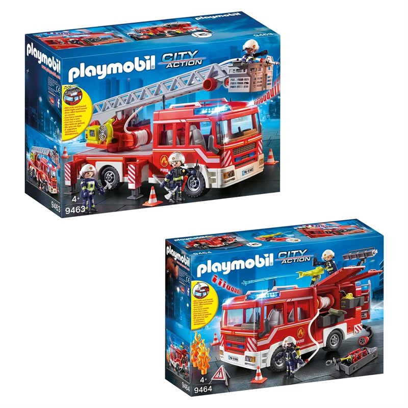 City action - set de 2 boîtes playmobil