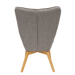 Fauteuil de salon scandi helsinki - gris