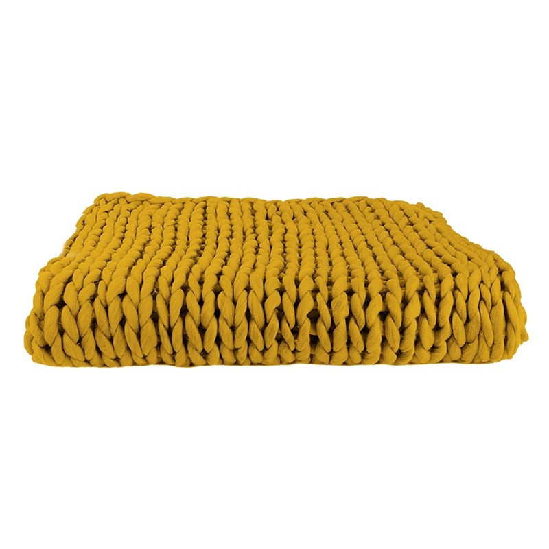 Cmp Paris - Plaid grosse maille en acrylique -