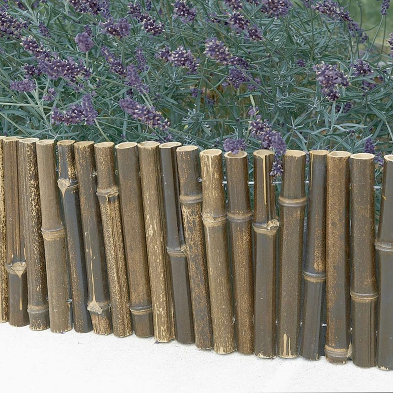 Bordure à planter en bambou - bois