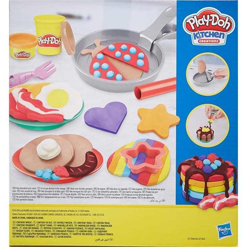 Play-doh kitchen créations crêpes sautée