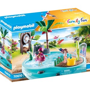 Family fun piscine avec jet d'eau