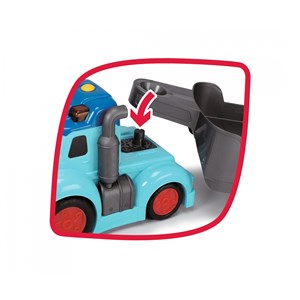 Abc teddi trucker 60cm avec son et lumiè