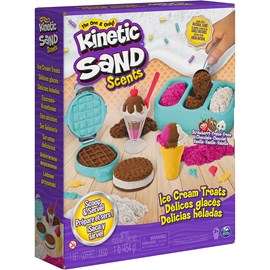 Kinetic sand set de crème glacée avec du