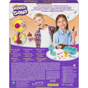 Kinetic sand set de crème glacée avec du