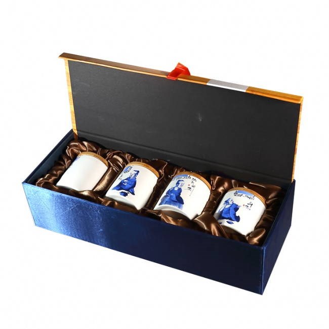 La chineuse - Coffret 4 pots à the ou epices