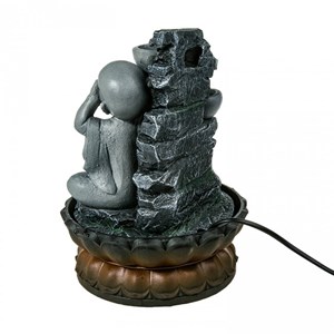 Fontaine a eau - bonze bouddhiste
