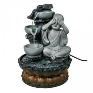 Fontaine a eau - bonze bouddhiste