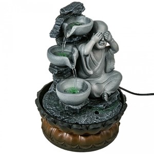 Fontaine a eau - bonze bouddhiste