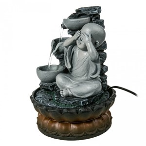 Fontaine a eau - bonze bouddhiste