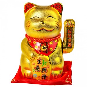 Big chat maneki neko 'bras qui bouge'