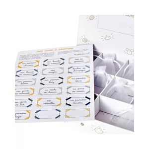 Coffret de naissance forêt renard - vert