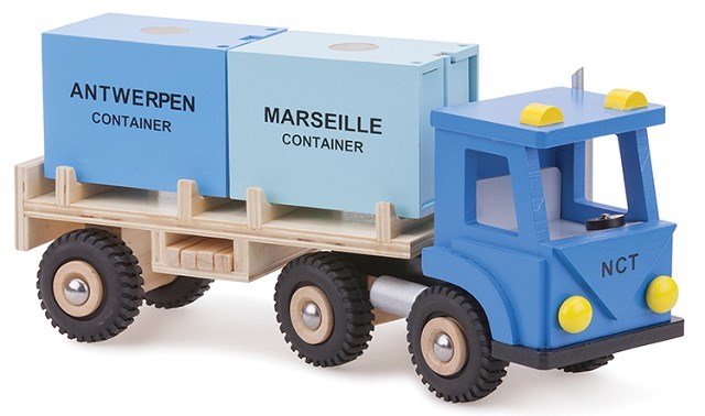 New Classic Toys - Camion avec 2 containers