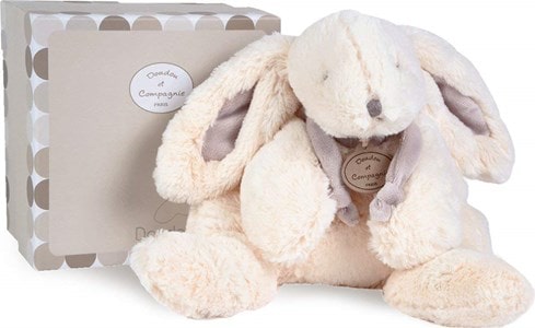 Lapin bonbon taupe 30 cm