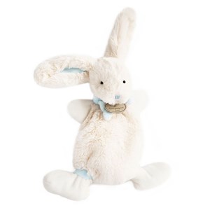Doudou lapin bonbon bleu