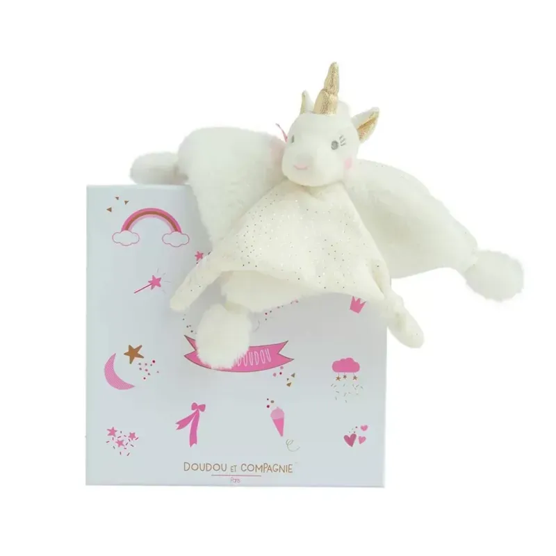 Doudou lucie la licorne or (Mù) - Couverture