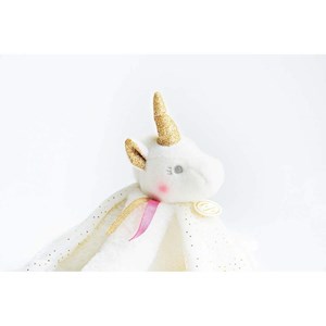 Doudou lucie la licorne or