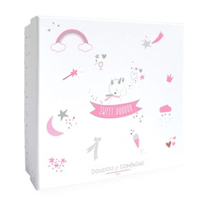 Doudou lucie la licorne or