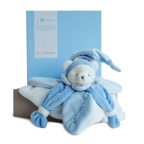 Mù - Doudou collector ours bleu