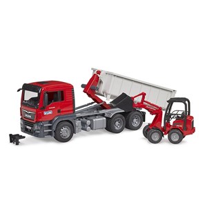Camion man tgs avec benne amovible et ch