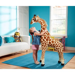 Peluche géante girafe
