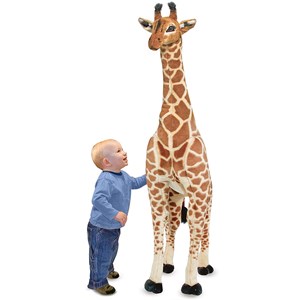 Peluche géante girafe