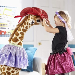 Peluche géante girafe