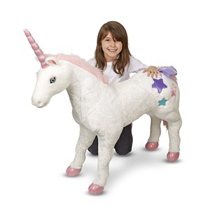 Peluche géante licorne
