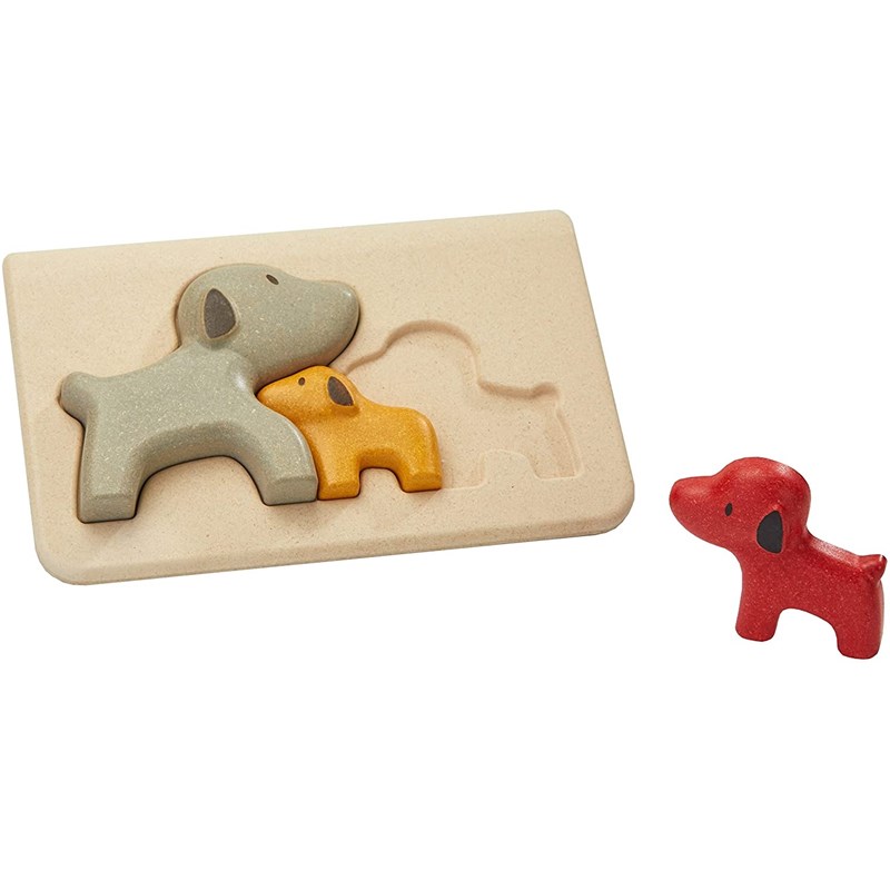 Mon premier puzzle - chien (Plan Toys) - Couverture