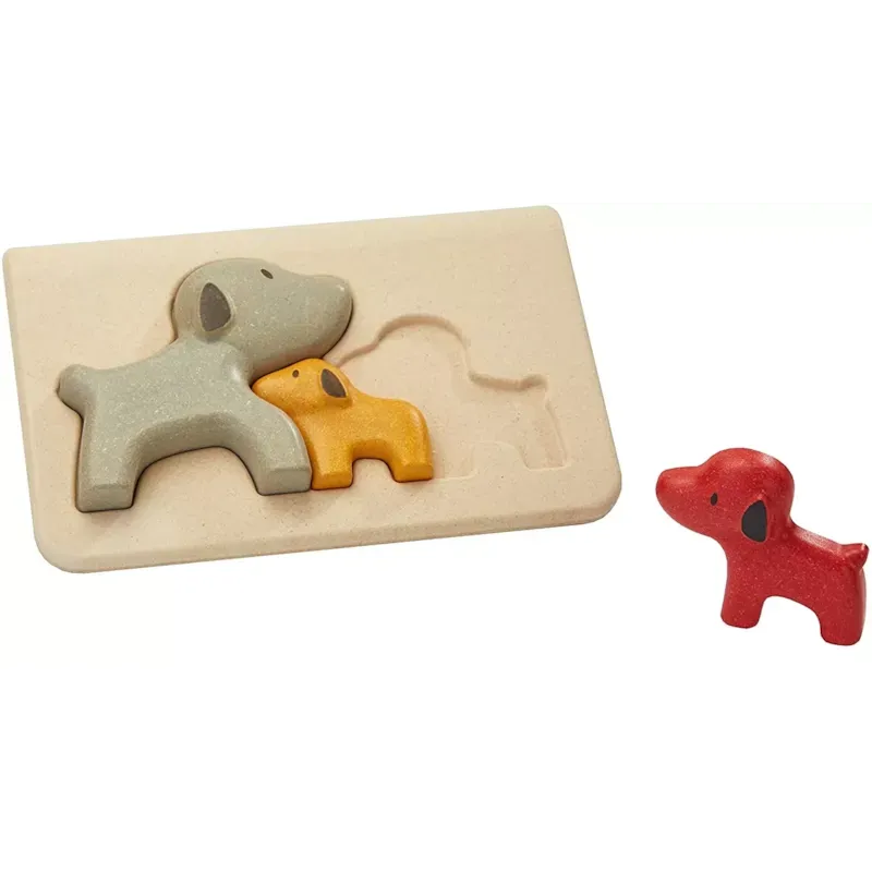 Mon premier puzzle - chien (Plan Toys) - Couverture