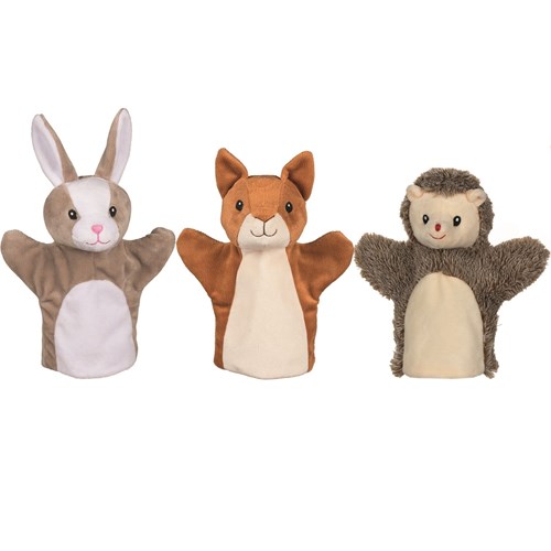 Goki - Marionnettes écureuil lapin hérisson
