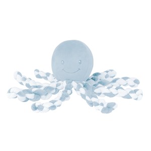 Octopus poulpe bleu clair-blanc