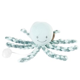Octopus poulpe musical vert de gris