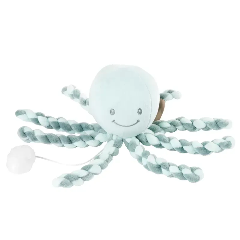 Octopus poulpe musical vert de gris (Nattou) - Couverture
