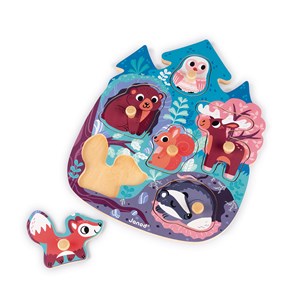 Puzzle happy forest