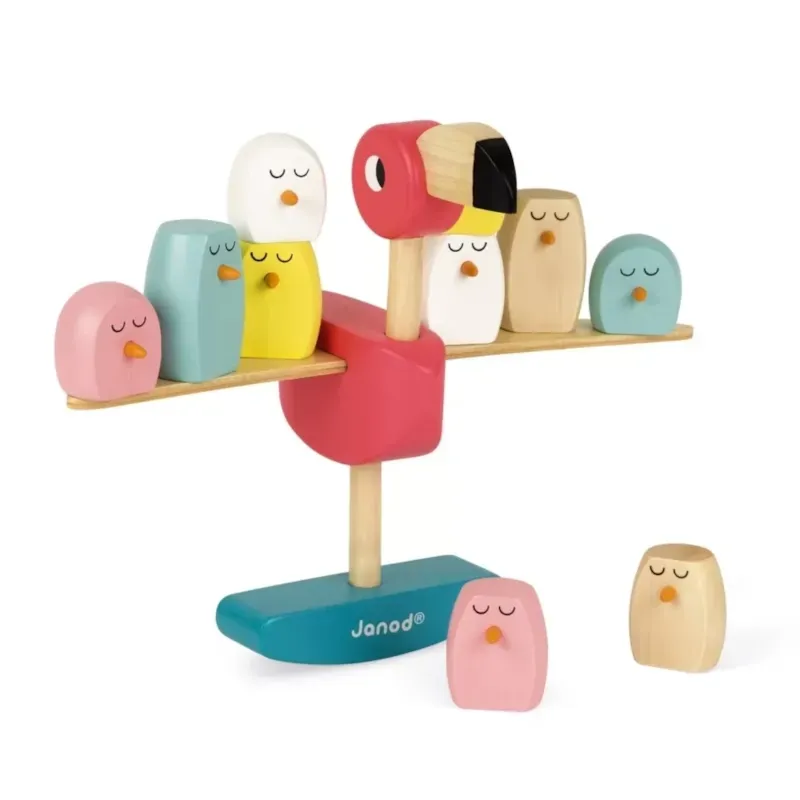 Jeu d'équilibre flamant rose (Janod) - Couverture