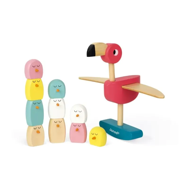 Jeu d'équilibre flamant rose (Janod) - Image 2