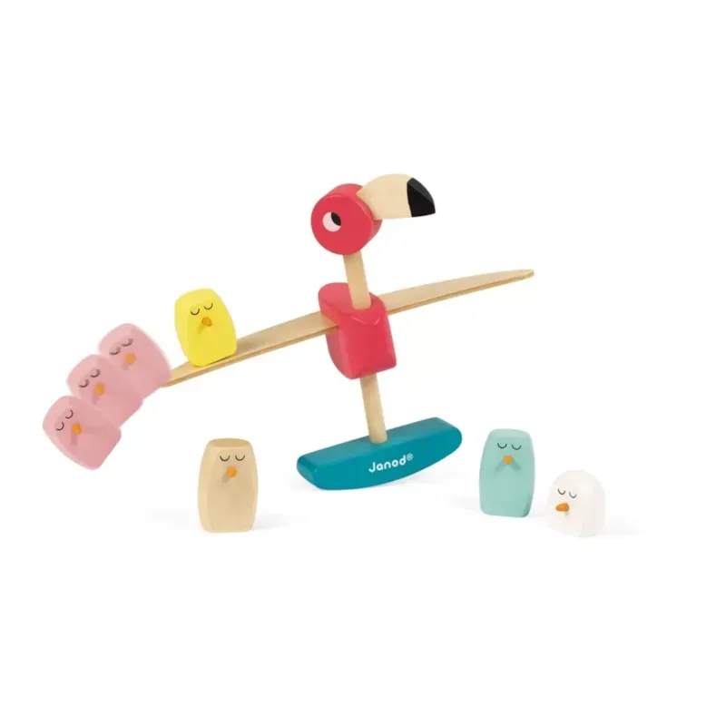 Jeu d'équilibre flamant rose (Janod) - Image 3