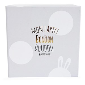 Chaussons lapin bonbon taupe 0-6 mois