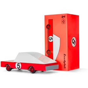 Voiture de course rouge