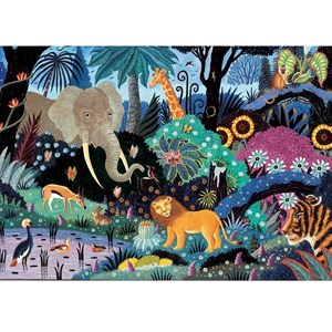 Puzzle - nuit dans la jungle