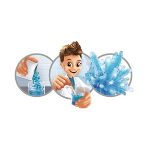 Mini lab cristaux - bleu