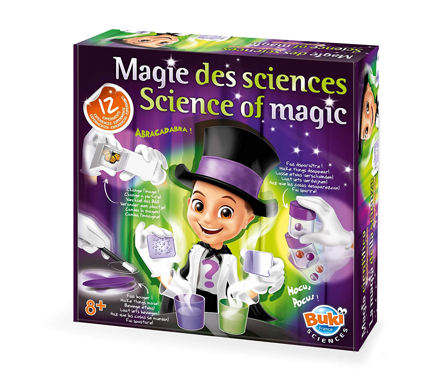 Jeu scientifique coffret de jeu La magie des illusions 8 ans
