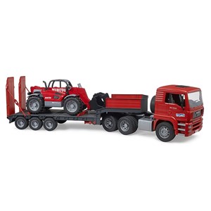 Camion surbaissé man tga avec chargeur t