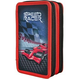 Scooli triple trousse à crayons speed ra