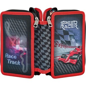 Scooli triple trousse à crayons speed ra