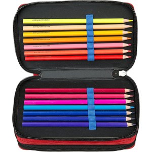 Scooli triple trousse à crayons speed ra