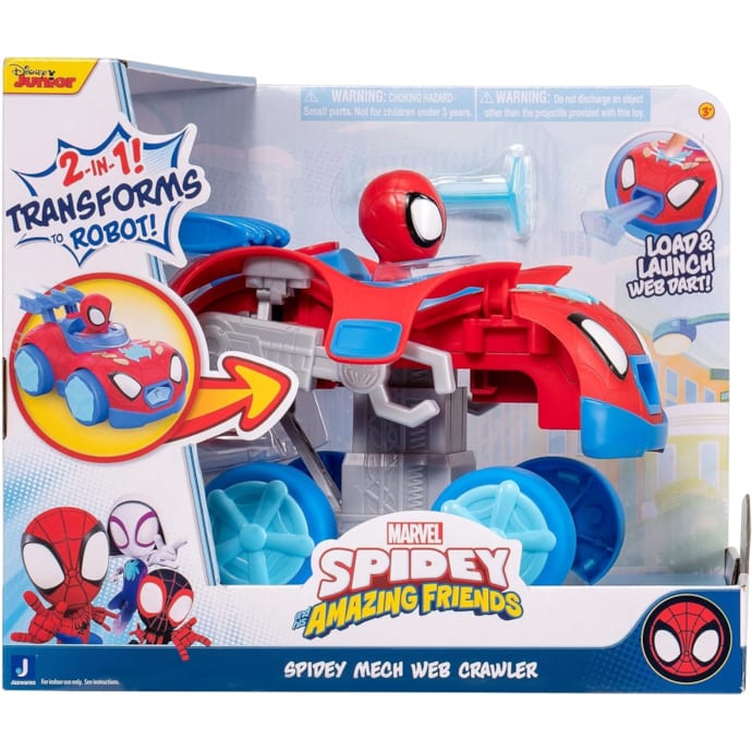 Power Rollers (Spidey) de Marvel's Spidey et Ses Incroyables Amis - Voiture de 15 cm Qui Recule