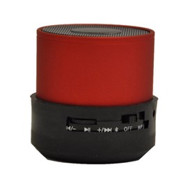 Mini-enceinte compacte sans fil rouge po